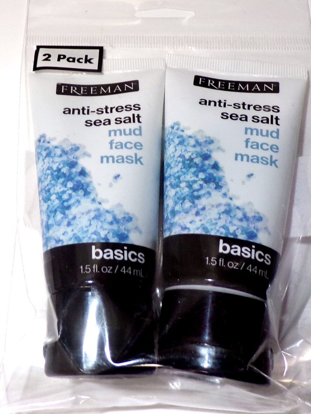 Freeman Basics Anti-Stress Sea Salt Mud Face Mask 1.5 oz. (Set of 2)